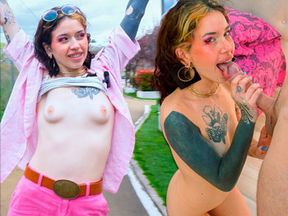 I'm not stupid!!! An Andalusian woman in Madrid: Fedora Morelli and her hairy pussy want to make a living from porn.